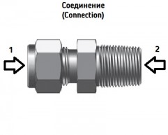 IMC - Штуцер с наружной резьбой