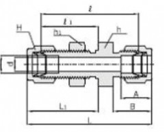 IBU - Соединитель с гайкой для крепления