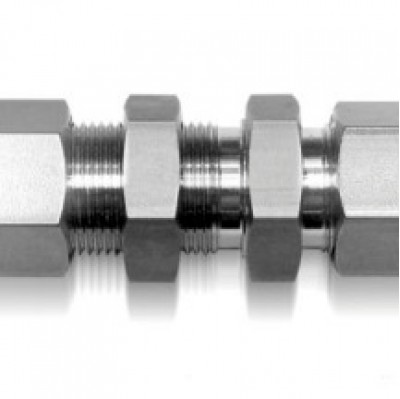 IBU - Трубный обжимной фитинг из нержавеющей стали, соединитель трубок с гайкой для крепления, внешний диаметр трубки (OD) - 1/8"