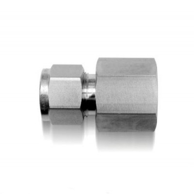 IFC - Трубный обжимной фитинг из нержавеющей стали, соединитель с внутренней резьбой, внешний диаметр трубки (OD) - 1/4", резьба NPT- внутренняя - 1/8"