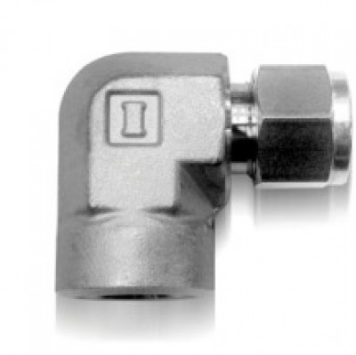 IFE - Трубный обжимной фитинг из нержавеющей стали, соединитель уголовой с внутренней резьбой, внешний диаметр трубки (OD) - 1/8", резьба NPT- внутренняя - 1/8"