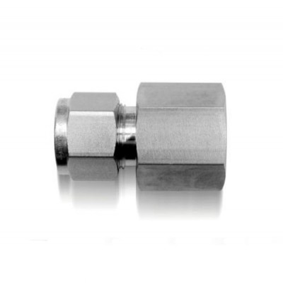 IGC - Трубный обжимной фитинг из нержавеющей стали, соединитель с внутренней резьбой, внешний диаметр трубки (OD) - 5/16", резьба NPT- внутренняя - 1/4"