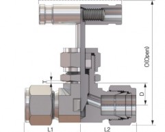 Клапан игольчатый серии INV