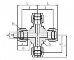 Крестовина соединительная - IUC