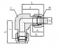 IUE - угольник соеденительный