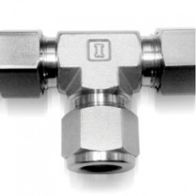 IUT - Трубный обжимной фитинг из нержавеющей стали, тройник соеденительный, внешний диаметр трубки (OD) - 1/2"