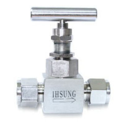 IUV1-I - Клапан игольчатый под обжимнымное соединение для внешнего диаметра трубки (OD) - 6mm